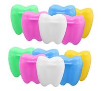 HAPINARY 12Pcs Children Tooth Storage Case Newborn Tooth Box for Preserving First and Memorable Growth Moments