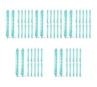 HAPINARY 12pcs Colored Hair Curlers Perm Rods Lightweight Hair Curling Tools for Home Salon Use Retro Curls Easy to Grip Share