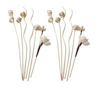HAPINARY 12pcs Decorative Aromatherapy Rattan Flower Diffuser Sticks