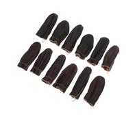 HAPINARY 12Pcs Durable Finger Thimble Protectors for Sewing Knitting Needlework Breathable Non Slip Finger Guards with Comfortable Fit for Hand Protection and Joint Care Random Random Color