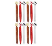 HAPINARY 12PCS Football Novelty Writing Pens - Soccer Ball Themed Stationery for Back to School Supplies Birthday Party Favor - Pocket Size Ballpoint Pen Blue Ink