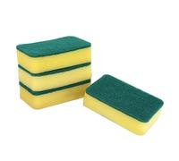 HAPINARY 12pcs High-Density Scouring Pads Kitchen Cleaning Cloths Dishwashing Sponge Cleaners for Scrubbing Dishes Damp Clean Duster Sponge