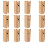 HAPINARY 12pcs Kraft Paper Lipstick Packaging Boxes Compact Cosmetic Storage for Perfume Essential Oils Aromatherapy Portable Wrapping Present Boxes