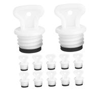 HAPINARY 12pcs Leakproof Rubber Hot Water Bottle Replacement Plugs Sealing Caps for Winter Warmth Heat Retention Stoppers Compatible with Various Models Easy to Install and Remove