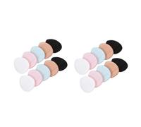HAPINARY 12pcs Mini Makeup Blending Powder for Foundation Soft and Gentle Applicator Tools for Travel and Home Use for Precision Application Nose and Eyes Random Color