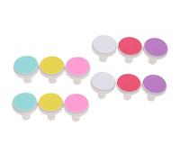 HAPINARY 12pcs Nail Trimmer Replacement Pads for Baby, Abrasive Paper Grinding Heads, Safe Polish Nail File Supplies for Baby Shower and Christmas