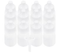 HAPINARY 12pcs Plastic Eye Dropper Bottles Squeezable Small Dropper Vials for Pigments Essential Oils Travel Laboratory Use Refillable Containers