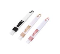 HAPINARY 12pcs Portable Keyboard and Cleaning Brush with Dustpan for Use Multi-purpose Corner and Groove Dusting Brush Random Colors