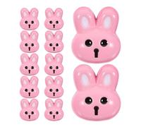 HAPINARY 12Pcs Resin Bunny Buttons for Sewing Clothes and Craft Projects Small Rabbit Buttons for Jackets and Cardigans in Mixed Colors