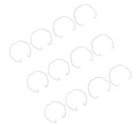 HAPINARY 12pcs Steel Lamp Retaining Spring Clips for Spotlights and Lighting Fixtures, Circular Shape with Excellent Elasticity and Easy Installation, for Office Lighting Solutions