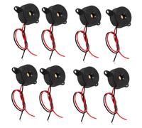 HAPINARY 15pcs Active Electronic Buzzer Alarm with High Decibel Performance and Compact Plastic Structure, Mini Alarm Buzzer Shape Suitable for Car and Household Security Setups