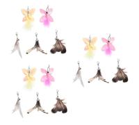 HAPINARY 15pcs Cat Teaser Wand Replacement Parts Interactive Indoor Kitten Toys for Exercise and Play Mixed Styles Encourages Healthy Behavior and Mood Enhancement