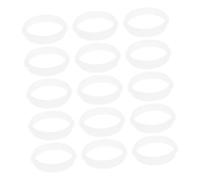 HAPINARY 15pcs DIY Hamster Cage Tunnel Rings Connectors White Small Animal Tube Extension Kit for Layout Easy to Clean and Assemble