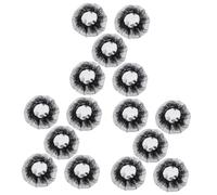 HAPINARY 15pcs Elastic Mesh Hair Net Snood Dance Hair Netties for Bun Net for Women