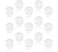 HAPINARY 15pcs Embroidery Painting Magnifier with Folding Design and Pen Holder, Portable Plastic Lens for Diamond Arts Paintings and Art Projects, Convenient Angle Adjustment, Firmly Hold