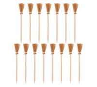HAPINARY 15Pcs Halloween Witch Broom Pencils Wooden Wizard Wand Pens for Writing and Drawing School Supplies Halloween Party Favors Creative Holiday Decor