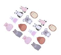 HAPINARY 16pcs Cartoon Animal Sticky Memo Pads Set Cute Self-Adhesive Animal Shaped Notes for, Students, and Kawaii Stationery for School and Home Use