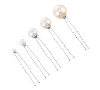 HAPINARY 16pcs Elegant Pearl Hairpins U-shaped for Wedding Bridal Hair Clips Hair Grips for Women