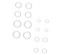 HAPINARY 16pcs Wreath Circle Accessories Donut Round for Boys and Girls Handcraft Projects Safe Material for Christmas Decoration for and Year Celebrations