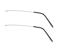 HAPINARY 1pair Metal Eyeglass Arm Replacement Lightweight Easy to Install Temple Tips for Sunglasses and Eyeglasses Non- Design