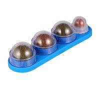 HAPINARY 1pc Cat Mint Balls for Cats Natural Catnip Chew Toy Edible to Keep Engaged and Relaxed Interactive Balls for Kittens and Blue