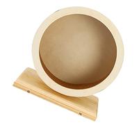 HAPINARY 1pc Silent Hamster Running Wheel Toy Mute Exercise Wheel for Pets Chinchilla and Guinea Pig Fun Wooden Sports Toy for Indoor Play and Healthy Activity