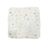 HAPINARY 1pcs 31x31cm Floral Cotton Face Towel Soft and Breathable for Newborns and Babies, Won't Irritate Skin, for Nursing and Saliva Wiping