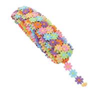 HAPINARY 1roll Embroidered Flower Trim Ribbon Lace for Sewing Craft DIY Yards with Classic Six-Color Floral Pattern Soft Texture Cut Decorative Embroidery Accessories for Clothing and Hats