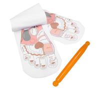 HAPINARY 1set Acupressure Socks Massage Tool and Foot Reflexology Chart Comfortable Massaging Socks for and Relaxation Skin-Friendly Design