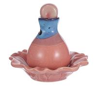 HAPINARY 1set Chic Ceramic Essential Oil Bottle Set Porcelain Kit Tray for Decor for Essential Oil and Collectors