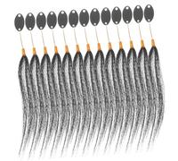 HAPINARY 1set Real Human Hair Color Strands for Dye Testing and Salon Practice Hair Samples Natural Colors Tools and Techniques