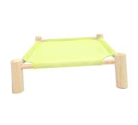 HAPINARY 1set Reptile Hammock Bed Creative Wooden Rack for Snakes Lizards Breathable Netting for Expanding Pet Living Space Lovely Design for Comfortable Habitat