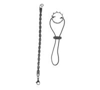 HAPINARY 1set Stylish Lizard Crowns and Necklace for Pets Lightweight Decorative Headwear for Reptile Cosplay for Festivals and Parties High-end Material Easy to Wear