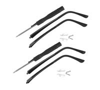 HAPINARY 2 Pairs Eyeglass Replacement Temple Replacement Glasses Temple Replacement Glasses Arm Legs Eyeglasses Replacements Temples Glasses Repair Kit Eyeglasses Parts Eyeglasses Supplies