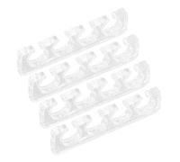 HAPINARY 2 Pairs Reusable Silicone Gel Toe Separators for Nail Care Manicure Finger Divider for Women Men for Home Salon