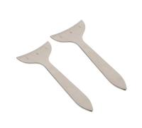 HAPINARY 2 Pcs Eyelid Measurement Tool Eyebrow Makeup Ruler for Accurate Eye Contour Assessment Lightweight and Portable Eye Socket Measuring Ruler