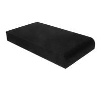HAPINARY 2 Pcs Practical Noise Isolation Pad Sponge Monitor Cushion for Reducing Reflections and Echoes in Recording Studios and Home Theatres Black Acoustic Isolation Sponge Pad