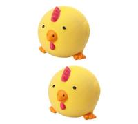 HAPINARY 2 Pcs Squeaky Dog Toy Molar Squeaker Latex Pet Biting Toy for Puppy Dog Wear-resistant