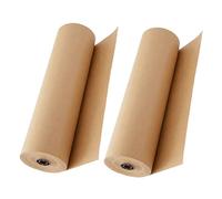 HAPINARY 2 Rolls Brown Kraft Wrapping Paper for Packaging DIY Craft Flowers Bouquet Wrapping Parcel Paper for Holidays and Special Occasions