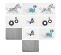 HAPINARY 2 Sets Optical Grating Animation Illusion Kit for, Preschool Science Experiment Set with 1 Film and 4 Pictures, STEM Early Education DIY Technology for ’s Science Learning