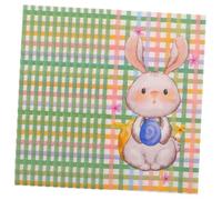 HAPINARY 20 Pcs Easter Guest Napkins with Watercolor Bunny and Egg Design Soft Disposable Party Paper Napkins for Spring Dinner Home Kitchens Bathroom and Holiday Celebrations