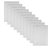 HAPINARY 20 Sheets Waterproof White Self-Adhesive Blank Name Tag Labels 46x11mm A4 Printer-Compatible Classification and Shipping Address Sticker Sheets for Office Use