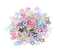 HAPINARY 200pcs Assorted Color Plastic Resin Beads Creative Shape Design Lightweight Fine Workmanship DIY Mobile Shell Material Simulation Beads Accessories for Making Hair Random Color