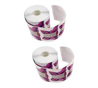 HAPINARY 200pcs Fashion Design Soft Gel Full Cover Nail Tips Nail Forms Sticker Acrylic Uv Gel Tip Extension Holder