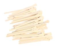 HAPINARY 200pcs Hair Removal Wax Applicator Stick Wooden Tongue Depressor Disposable Waxing Spatulas for Waxing for Salon Home Use for Applying Hot Cold Wax