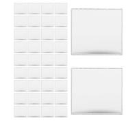 HAPINARY 200pcs Mini Square Mirror Mosaic Tiles 2.5cm Self Adhesive Acrylic Tiles for DIY Crafts, Geometric Wall Patterns, Easy Cleaning and Improving Indoor Brightness