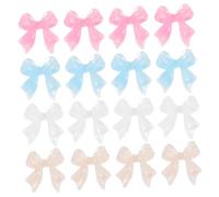 HAPINARY 200pcs Nail Art Charms Bow Shape Resin Decorations for Women Nails Manicure DIY Accessories for Parties Weddings Proms Year