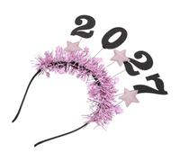 HAPINARY 2027 New Year Eve Party Headband with Creative Number and Star Design, Adjustable and Safe Materials Holiday Hair Accessory for Celebratory Events and Festive Decorations