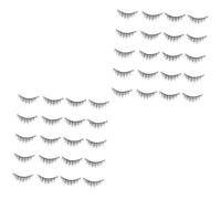 HAPINARY 20pairs Natural False Eyelashes Makeup Extensions for Women Lightweight Comfortable Fake Lashes for Parties Weddings and Everyday Wear