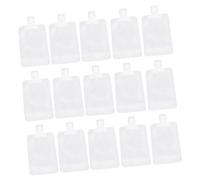 HAPINARY 20pcs 100ml Empty Squeeze Pouches Travel Lotion Spout Bags Refillable Cosmetic Containers for Toiletries Shampoo Skincare